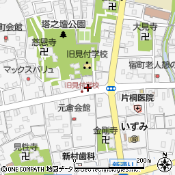 静岡県磐田市馬場町周辺の地図