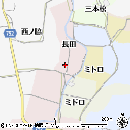 京都府木津川市加茂町西小長田周辺の地図