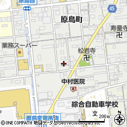 静岡県浜松市中央区原島町599周辺の地図