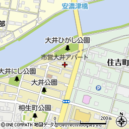 市営大井アパート周辺の地図