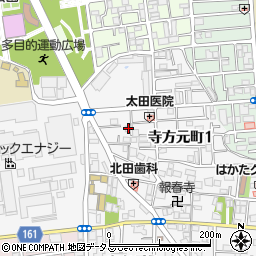 大阪府守口市寺方元町1丁目9-21周辺の地図