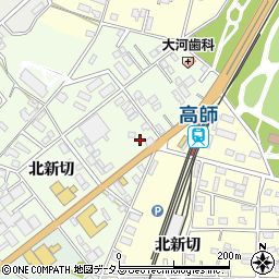 愛知県豊橋市向草間町北新切91周辺の地図