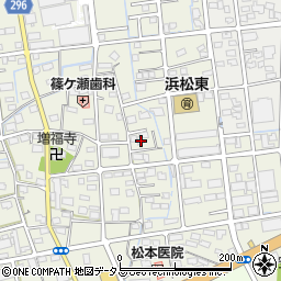 静岡県浜松市中央区篠ケ瀬町637周辺の地図