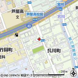 かるびらんど 呉川店周辺の地図