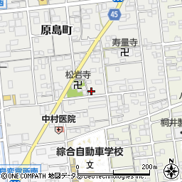 静岡県浜松市中央区原島町88周辺の地図