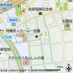 静岡県浜松市中央区安間町51周辺の地図