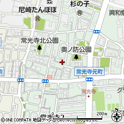 シャルマン常光寺周辺の地図