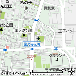 兵庫県尼崎市常光寺周辺の地図