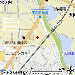 京都府木津川市木津奈良道64周辺の地図
