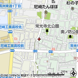 兵庫県尼崎市常光寺1丁目25-1周辺の地図