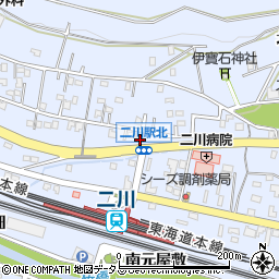 愛知県豊橋市大岩町北元屋敷30周辺の地図