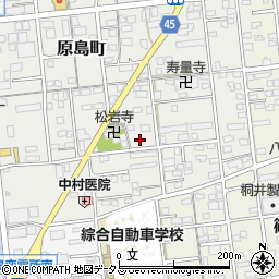 静岡県浜松市中央区原島町91周辺の地図