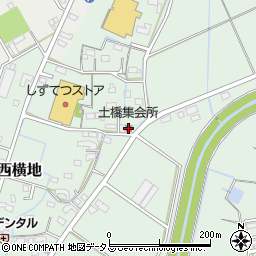 土橋集会所周辺の地図