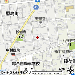 静岡県浜松市中央区原島町39周辺の地図