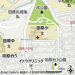 四條畷市立社会福祉施設田原ふれあい教室周辺の地図