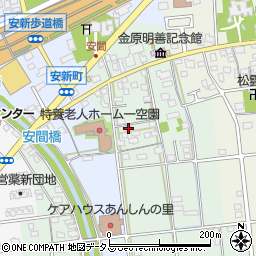 静岡県浜松市中央区安間町49周辺の地図