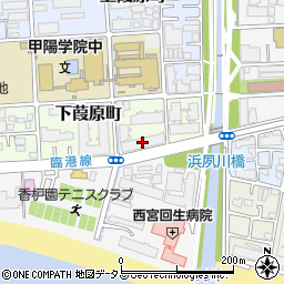 夙川香櫨園コートハウスガーデンコート周辺の地図