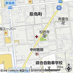 静岡県浜松市中央区原島町621周辺の地図