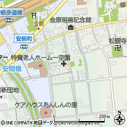 静岡県浜松市中央区安間町48周辺の地図