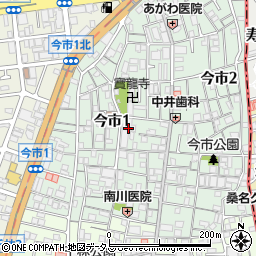 千林モータープール周辺の地図