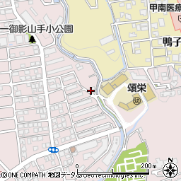 兵庫県神戸市東灘区御影山手3丁目2-20周辺の地図