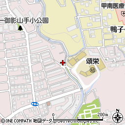 兵庫県神戸市東灘区御影山手3丁目2-16周辺の地図