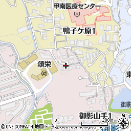 兵庫県神戸市東灘区御影山手1丁目19周辺の地図