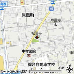 静岡県浜松市中央区原島町79周辺の地図