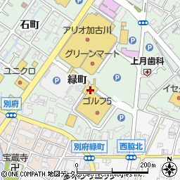 兵庫県加古川市別府町（緑町）周辺の地図
