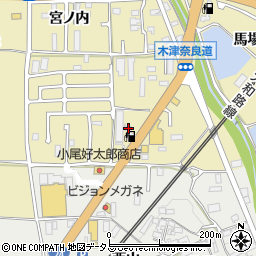 京都府木津川市木津奈良道72周辺の地図