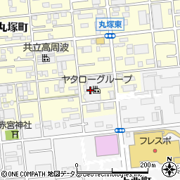 静岡県浜松市中央区丸塚町168周辺の地図
