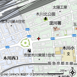 藤井米殻店周辺の地図