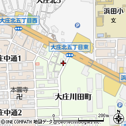 兵庫県尼崎市大庄川田町2周辺の地図
