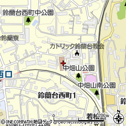 神戸市立　すずらんだい児童館周辺の地図