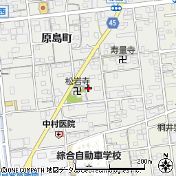 静岡県浜松市中央区原島町82周辺の地図