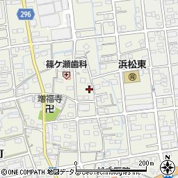静岡県浜松市中央区篠ケ瀬町629周辺の地図