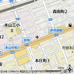 トライアンフ神戸周辺の地図