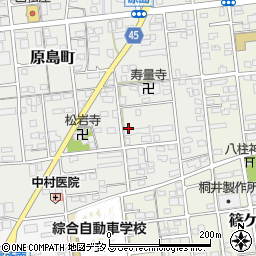 静岡県浜松市中央区原島町35周辺の地図
