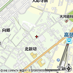 愛知県豊橋市向草間町北新切37周辺の地図