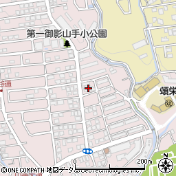 兵庫県神戸市東灘区御影山手4丁目9周辺の地図