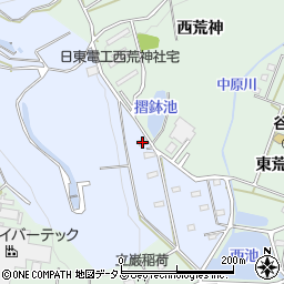 愛知県豊橋市雲谷町上ノ山408周辺の地図