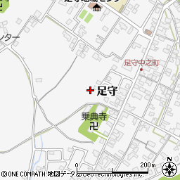 岡山県岡山市北区足守周辺の地図