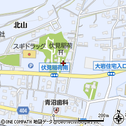 愛知県豊橋市大岩町西郷内161周辺の地図