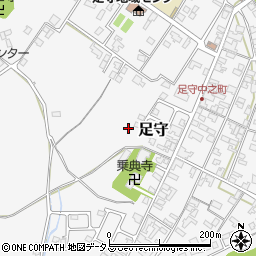 岡山県岡山市北区足守周辺の地図