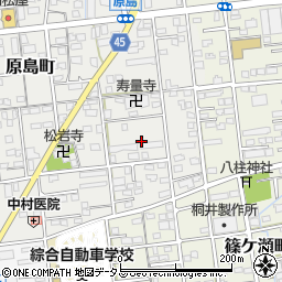 静岡県浜松市中央区原島町32周辺の地図