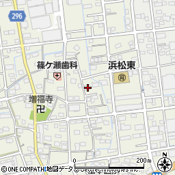 静岡県浜松市中央区篠ケ瀬町641周辺の地図