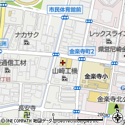 西松屋尼崎西長洲店周辺の地図