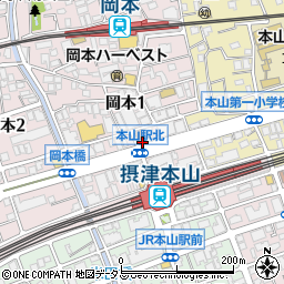 鳴門鯛焼本舗岡本店周辺の地図