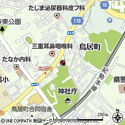 三重県津市鳥居町259周辺の地図