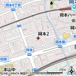 グランフォルム岡本周辺の地図